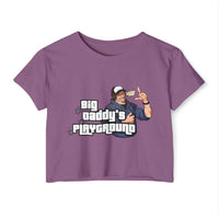 Ned Luke - Big Daddy's Playground (Logo B) - Women's Festival Crop Top
