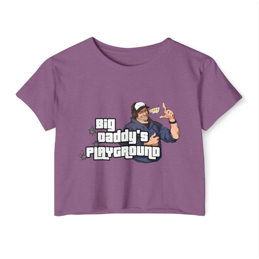 Ned Luke - Big Daddy's Playground (Logo B) - Women's Festival Crop Top