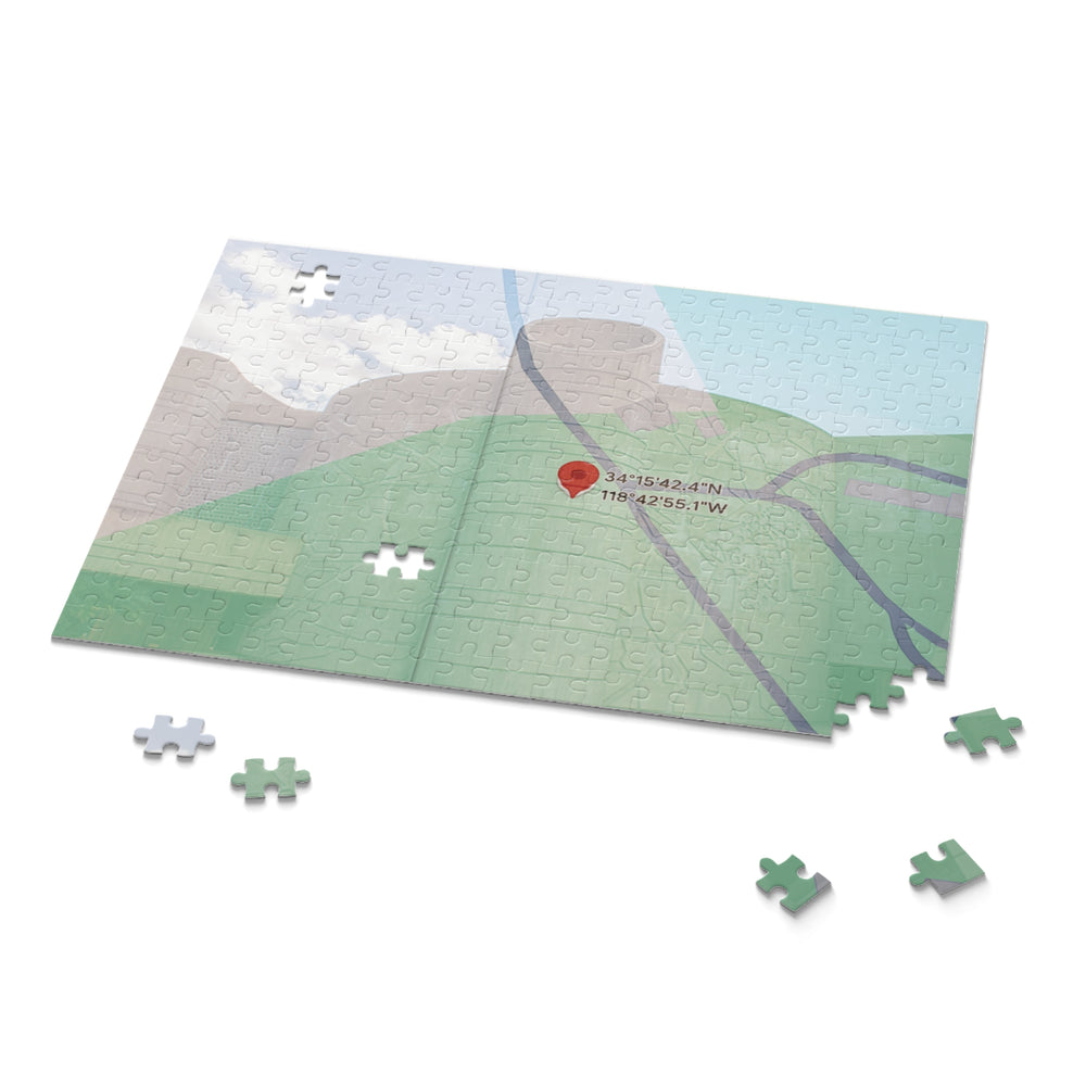 David Fielding - Custom Map Puzzle - 120 to 500 Pieces, Unique Gift for Nature Lovers