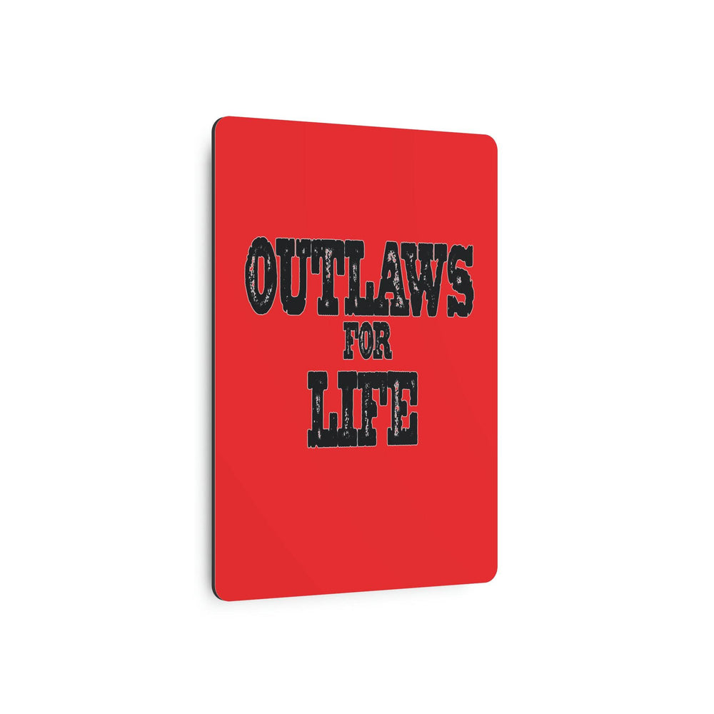 Roger Clark- Outlaws/Metal Art Sign
