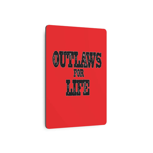 Roger Clark- Outlaws/Metal Art Sign