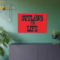 Roger Clark- Outlaws/Metal Art Sign