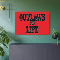 Roger Clark- Outlaws/Metal Art Sign