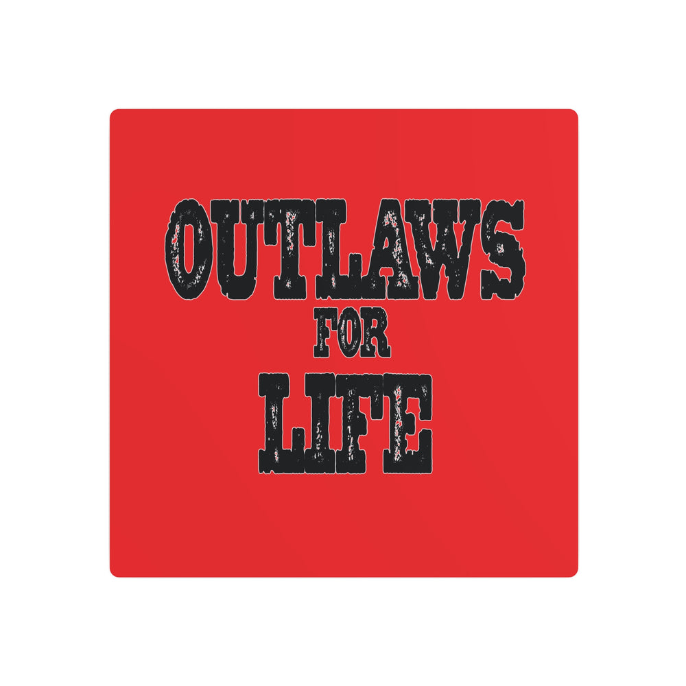 Roger Clark- Outlaws/Metal Art Sign