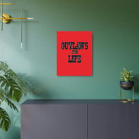 Roger Clark- Outlaws/Metal Art Sign