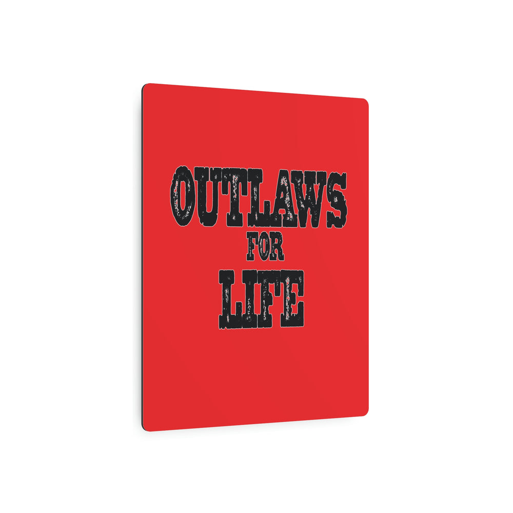 Roger Clark- Outlaws/Metal Art Sign