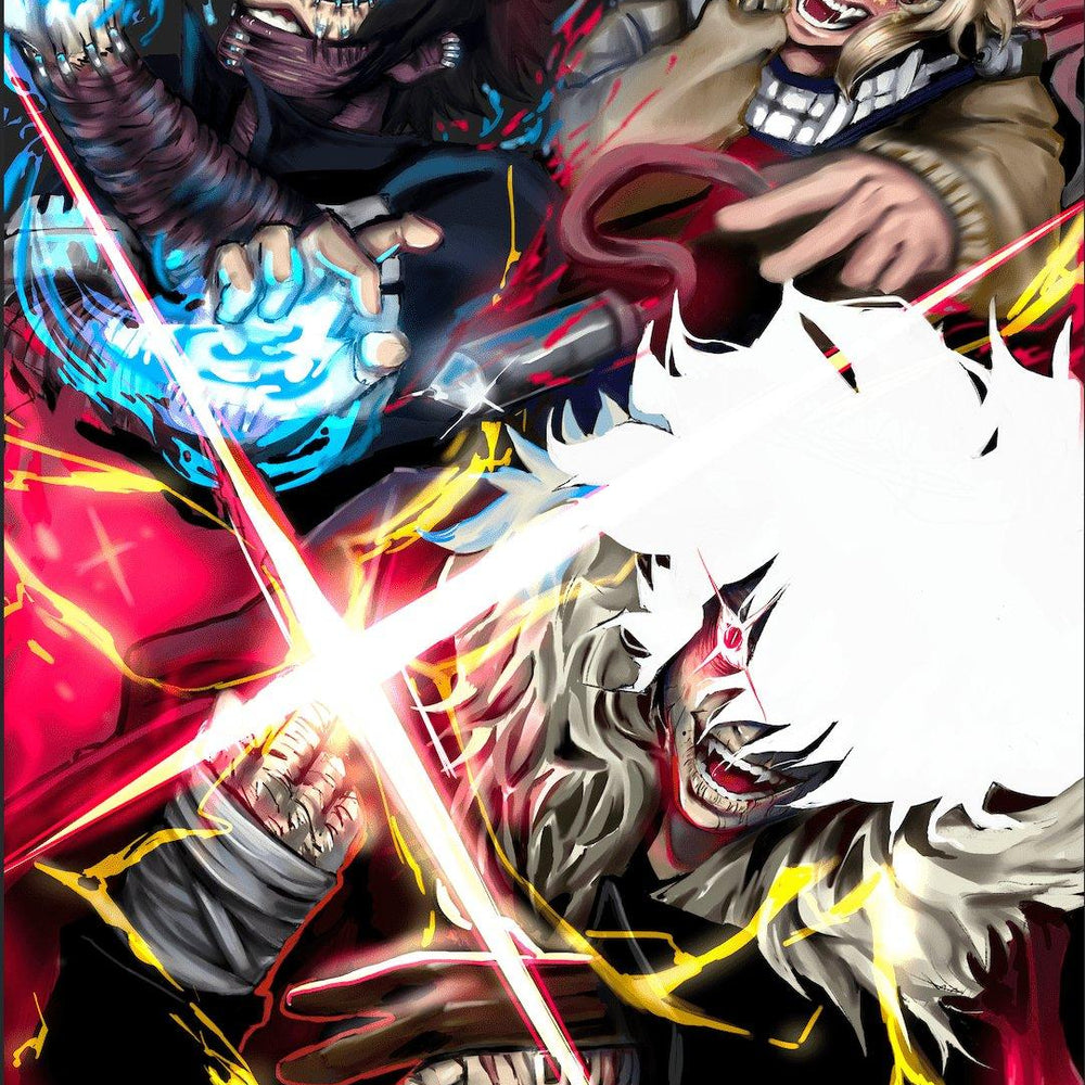 3 Spooky Villains- Print - GtvStore