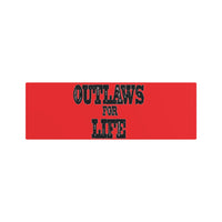 Roger Clark- Outlaws/Metal Art Sign