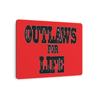 Roger Clark- Outlaws/Metal Art Sign