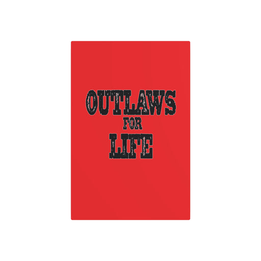 Roger Clark- Outlaws/Metal Art Sign