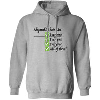 Eric Vale- Shigaraki Hate List Hoodie - GtvStore