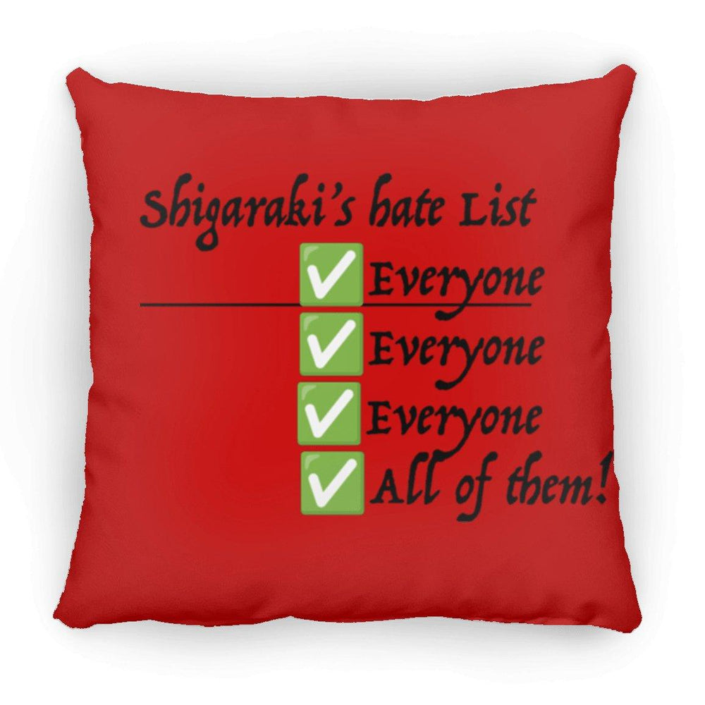 Eric Vale- Shigaraki Hate List Pillow - GtvStore