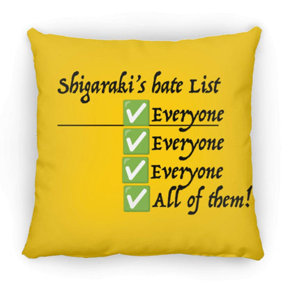 Eric Vale - Shigaraki Hate List Pillow AUTOGRAPHED - GtvStore