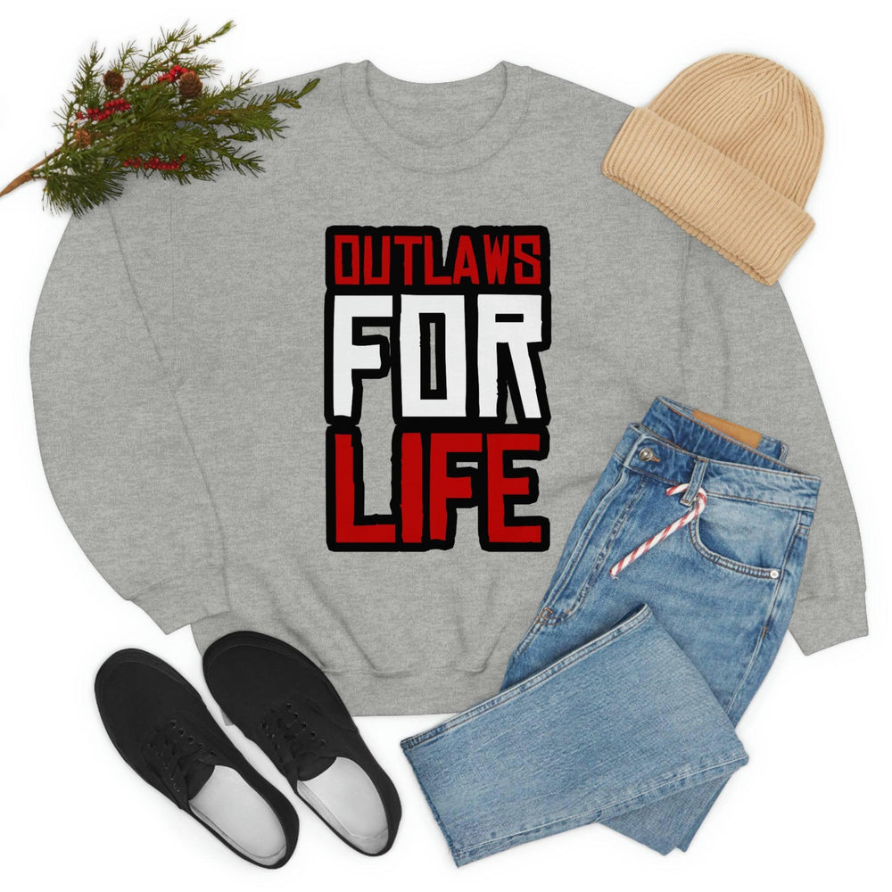 Outlaws for Life Crewneck Sweatshirt - GtvStore