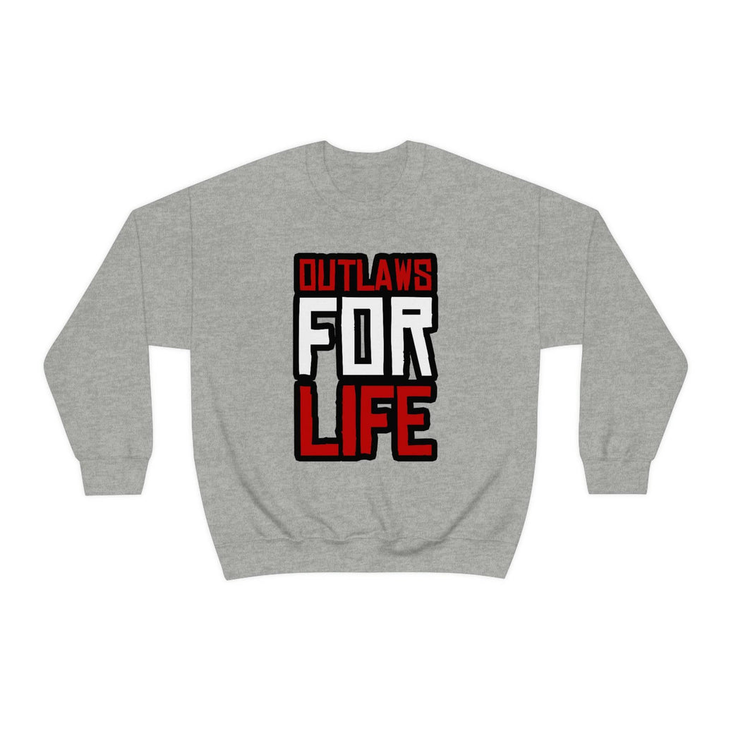 Outlaws for Life Crewneck Sweatshirt - GtvStore
