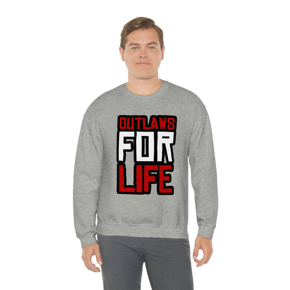 Outlaws for Life Crewneck Sweatshirt - GtvStore
