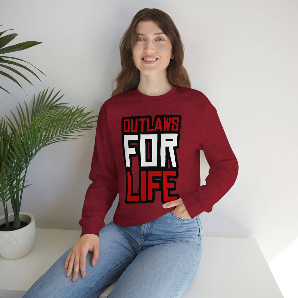 Outlaws for Life Crewneck Sweatshirt - GtvStore