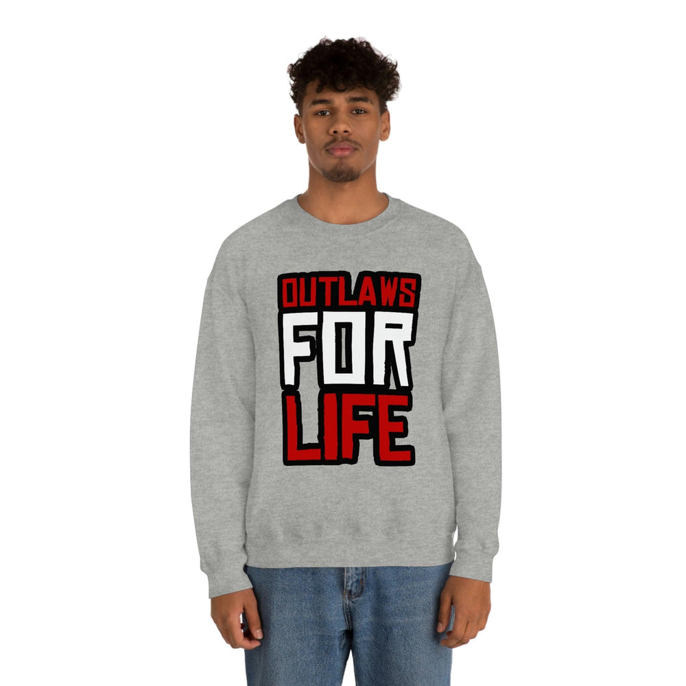 Outlaws for Life Crewneck Sweatshirt - GtvStore