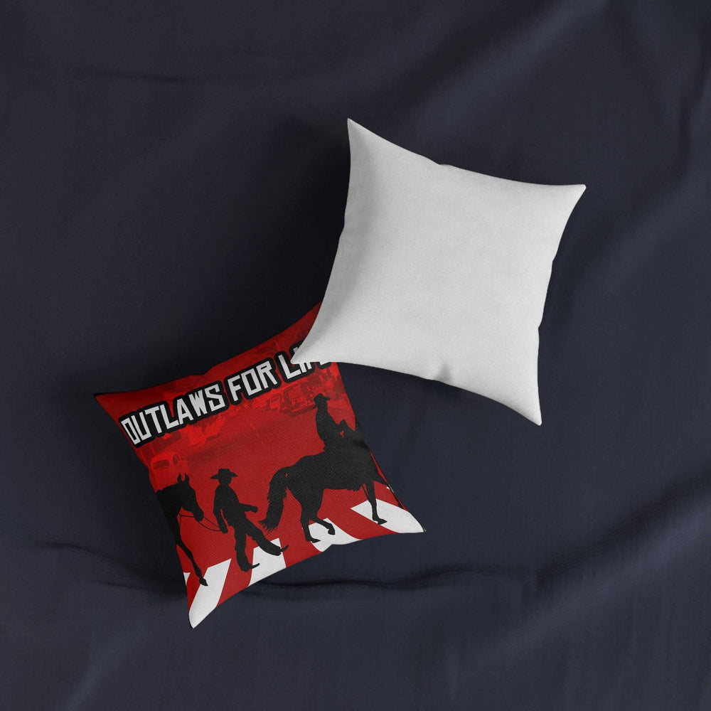 Outlaws for Life in Europe Square Pillow - GtvStore