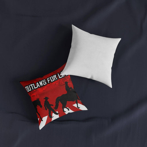 Outlaws for Life in Europe Square Pillow - GtvStore