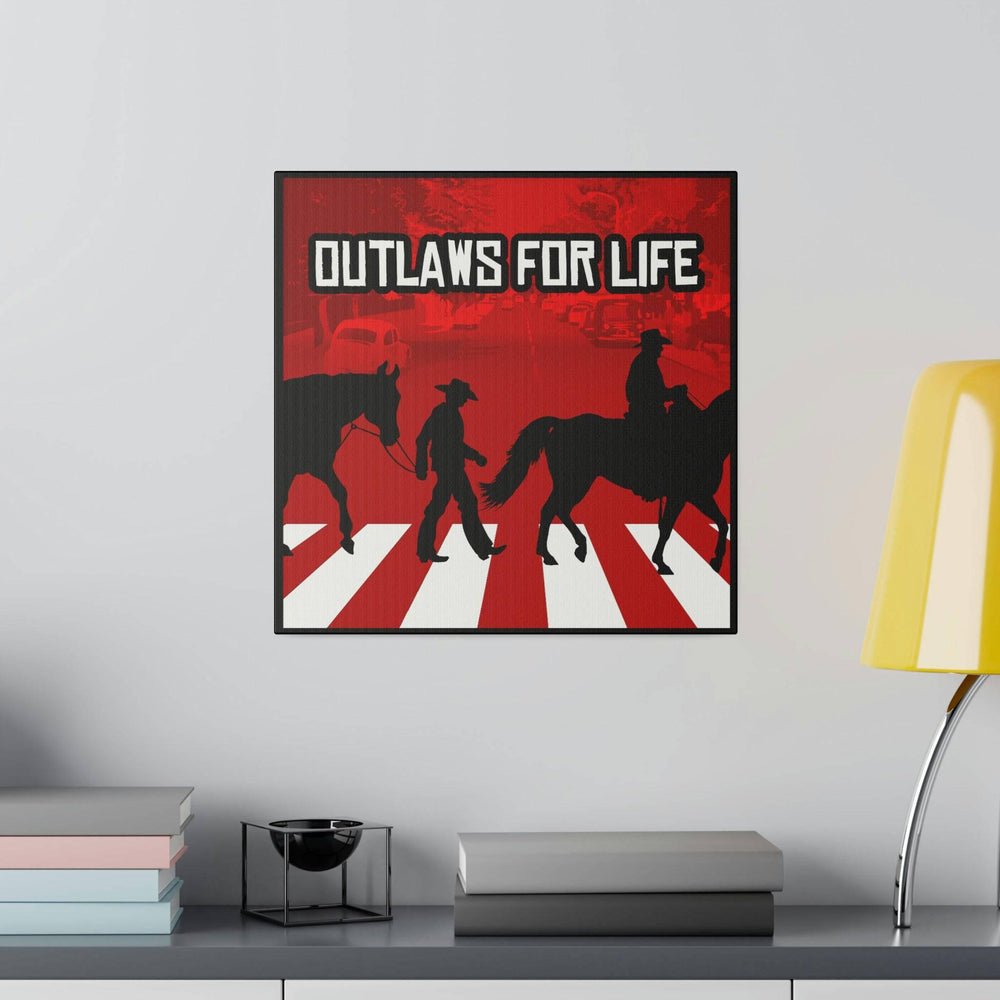 Outlaws for Life on Abbey Road Canvas Print - LIMITED EDITION - GtvStore