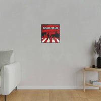 Outlaws for Life on Abbey Road Canvas Print - LIMITED EDITION - GtvStore