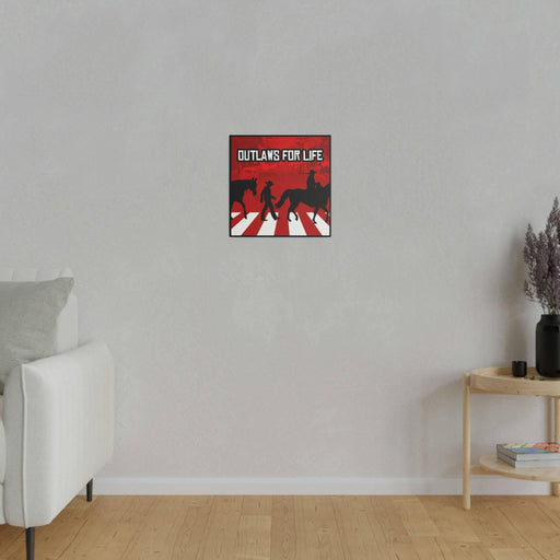 Outlaws for Life on Abbey Road Canvas Print - LIMITED EDITION - GtvStore