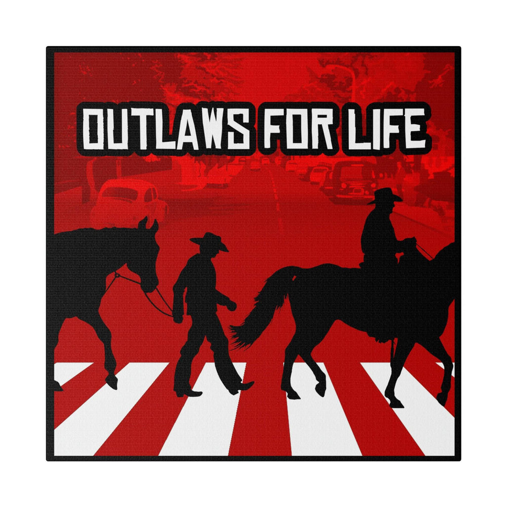 Outlaws for Life on Abbey Road Canvas Print - LIMITED EDITION - GtvStore