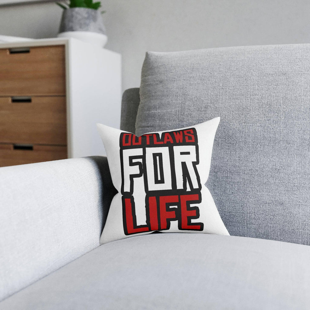 Outlaws for Life Square Pillow - GtvStore