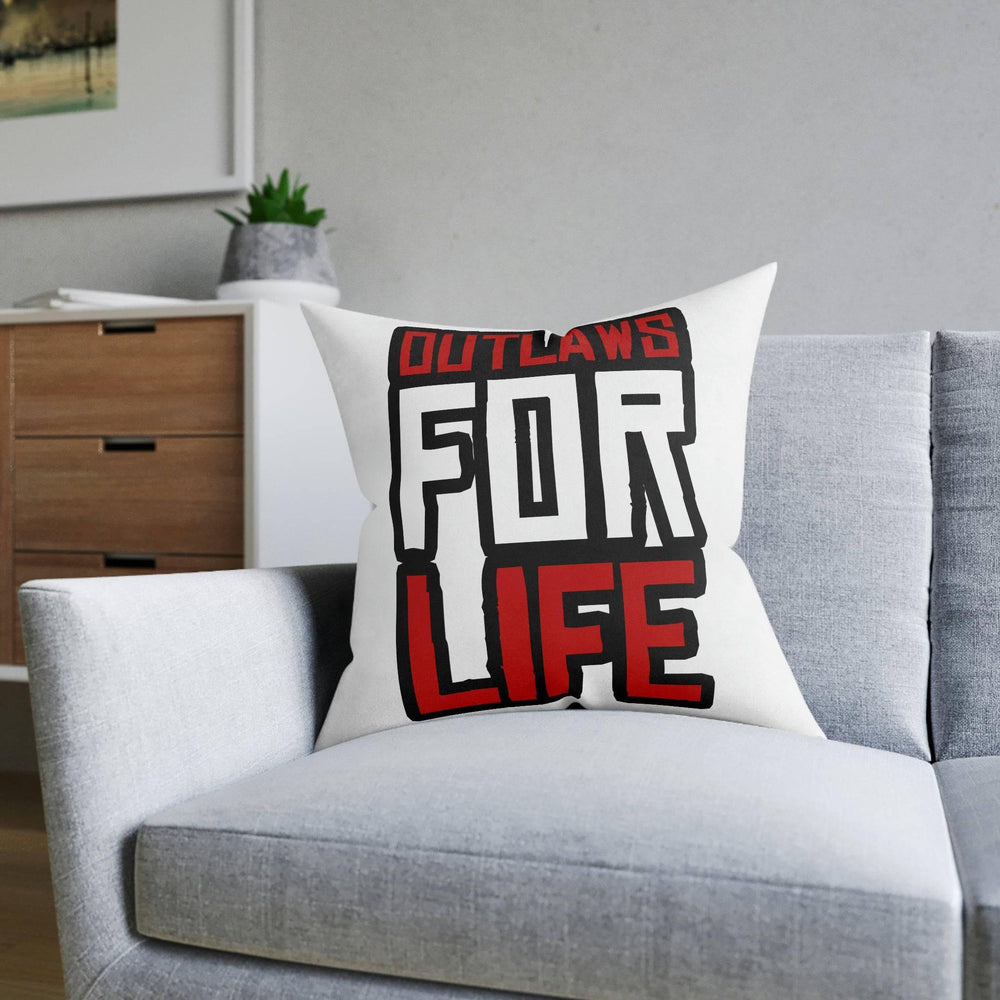Outlaws for Life Square Pillow - GtvStore