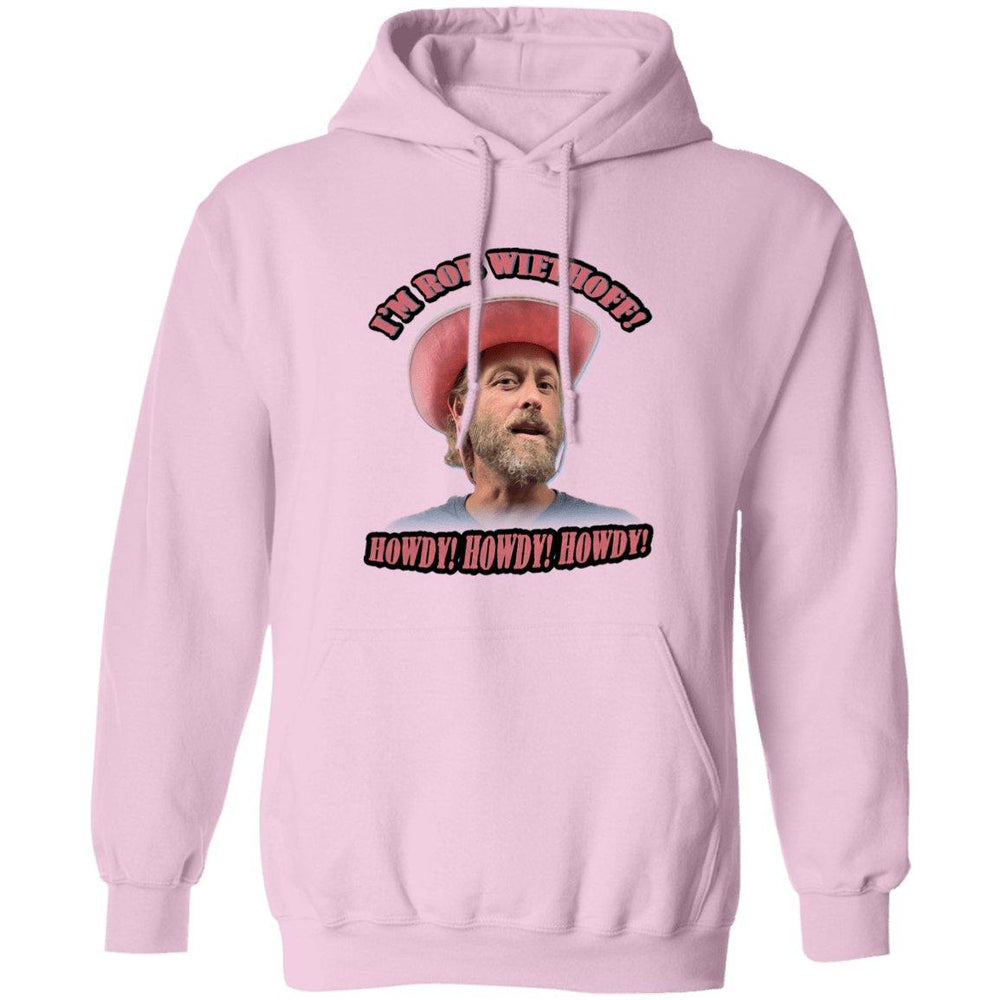 Rob Wiethoff - "I'm Rob Wiethoff!" (Light Red Font) Hoodie - GtvStore