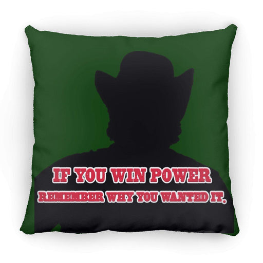 Rob Wiethoff- Power Silhouette red/ Large Square Pillow AUTOGRAPHED - GtvStore