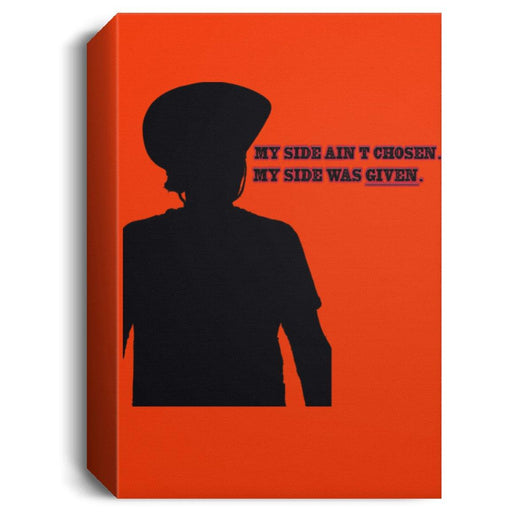 Rob Wiethoff- Side Black Silhouette/ Deluxe Portrait Canvas 1.5in Frame - GtvStore