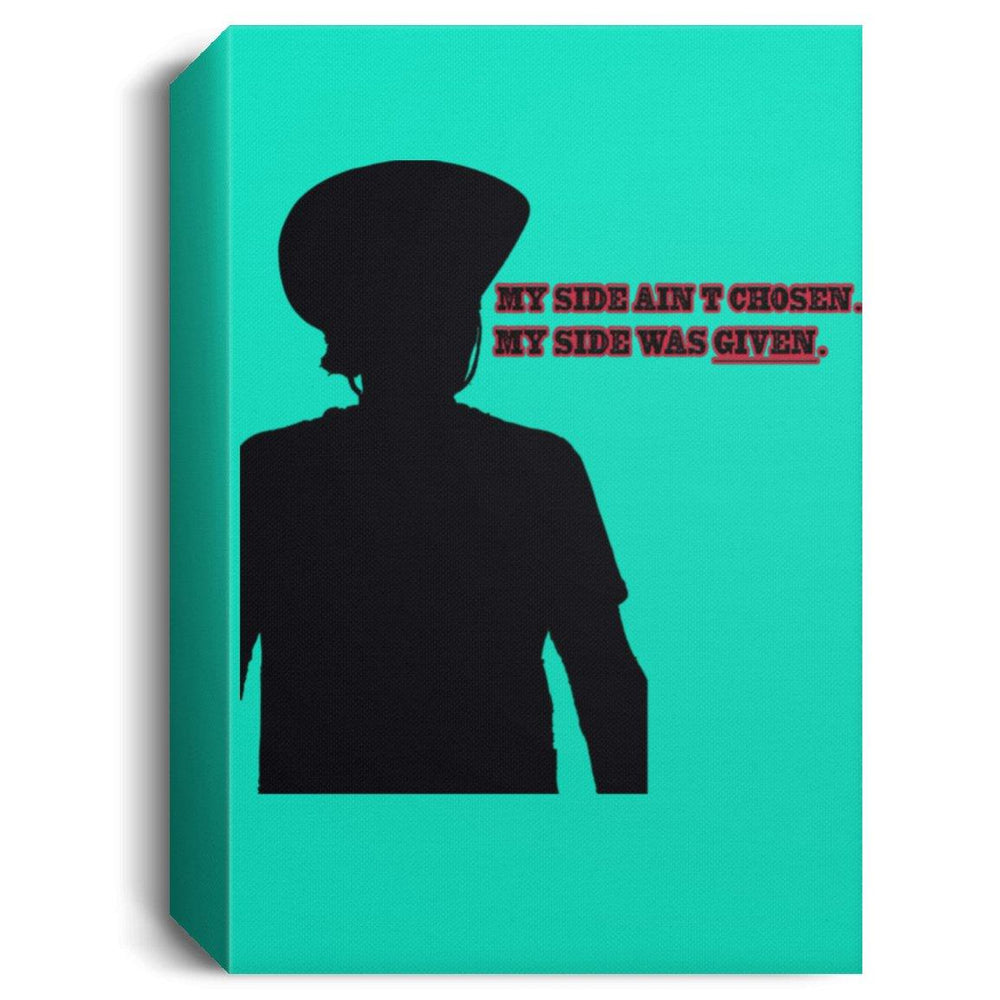 Rob Wiethoff- Side Black Silhouette/ Deluxe Portrait Canvas 1.5in Frame - GtvStore