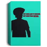Rob Wiethoff- Side Black Silhouette/ Deluxe Portrait Canvas 1.5in Frame - GtvStore
