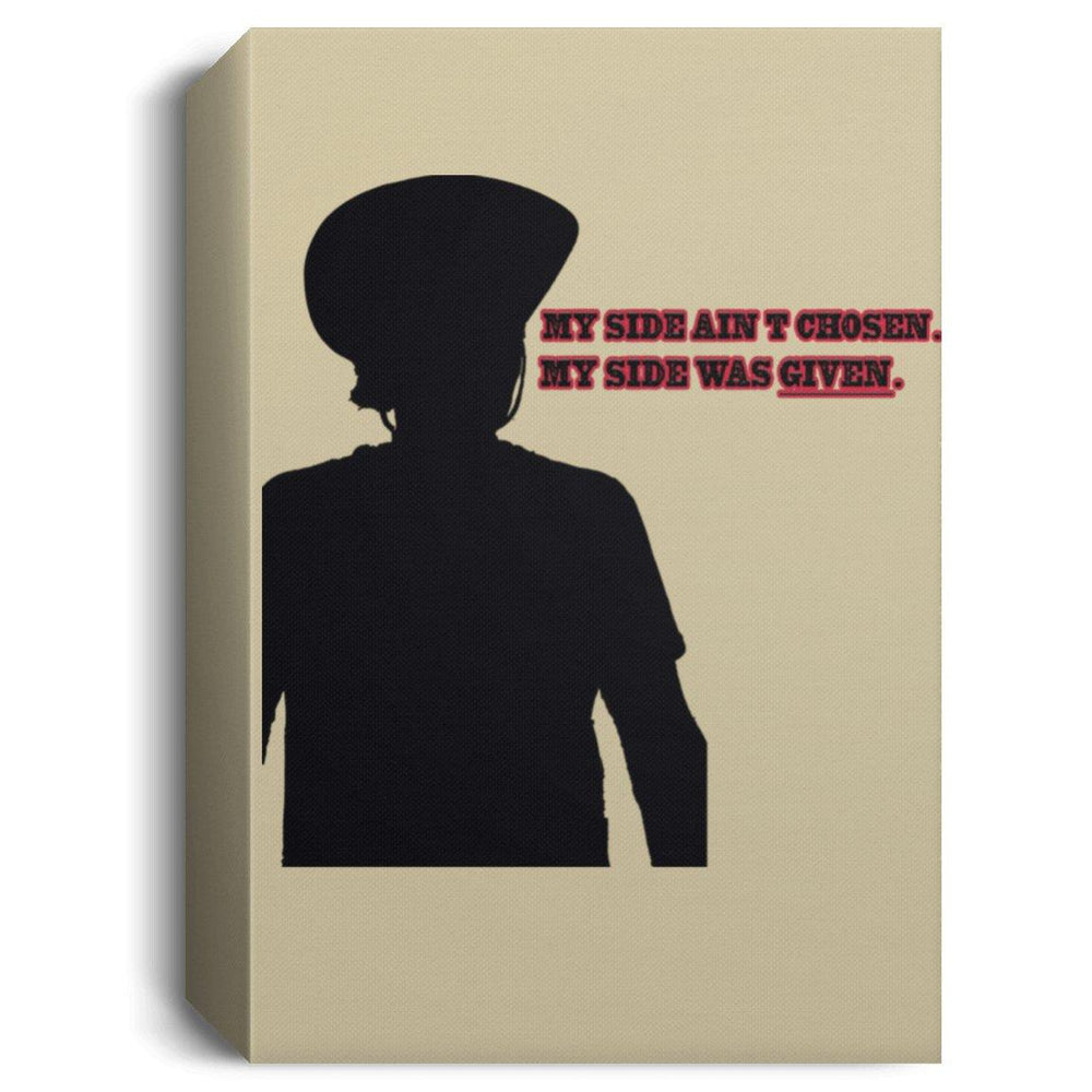 Rob Wiethoff- Side Black Silhouette/ Deluxe Portrait Canvas 1.5in Frame - GtvStore