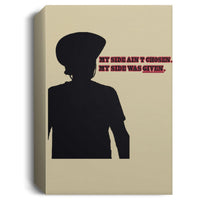 Rob Wiethoff- Side Black Silhouette/ Deluxe Portrait Canvas 1.5in Frame - GtvStore