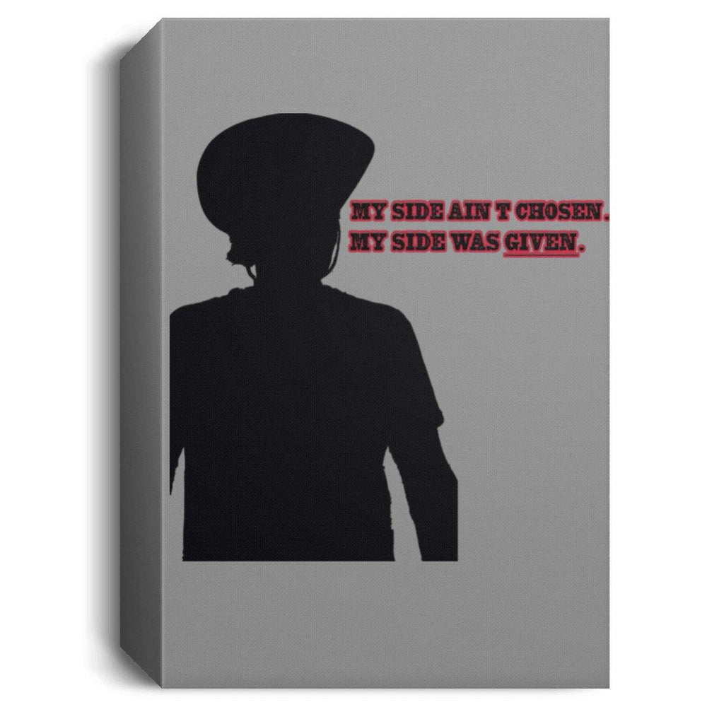 Rob Wiethoff- Side Black Silhouette/ Deluxe Portrait Canvas 1.5in Frame - GtvStore