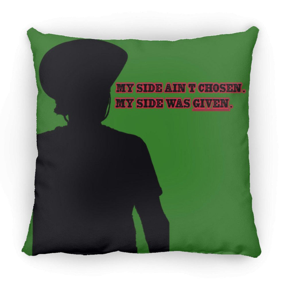 Rob Wiethoff - Side Silhouette Black/ Large Square Pillow AUTOGRAPHED - GtvStore