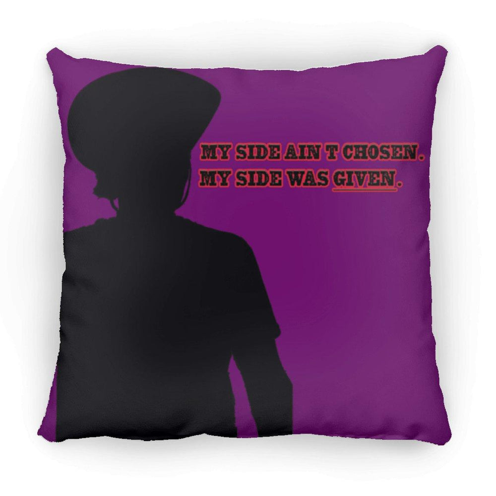 Rob Wiethoff - Side Silhouette Black/ Large Square Pillow AUTOGRAPHED - GtvStore