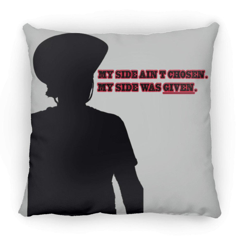 Rob Wiethoff - Side Silhouette Black/ Large Square Pillow AUTOGRAPHED - GtvStore