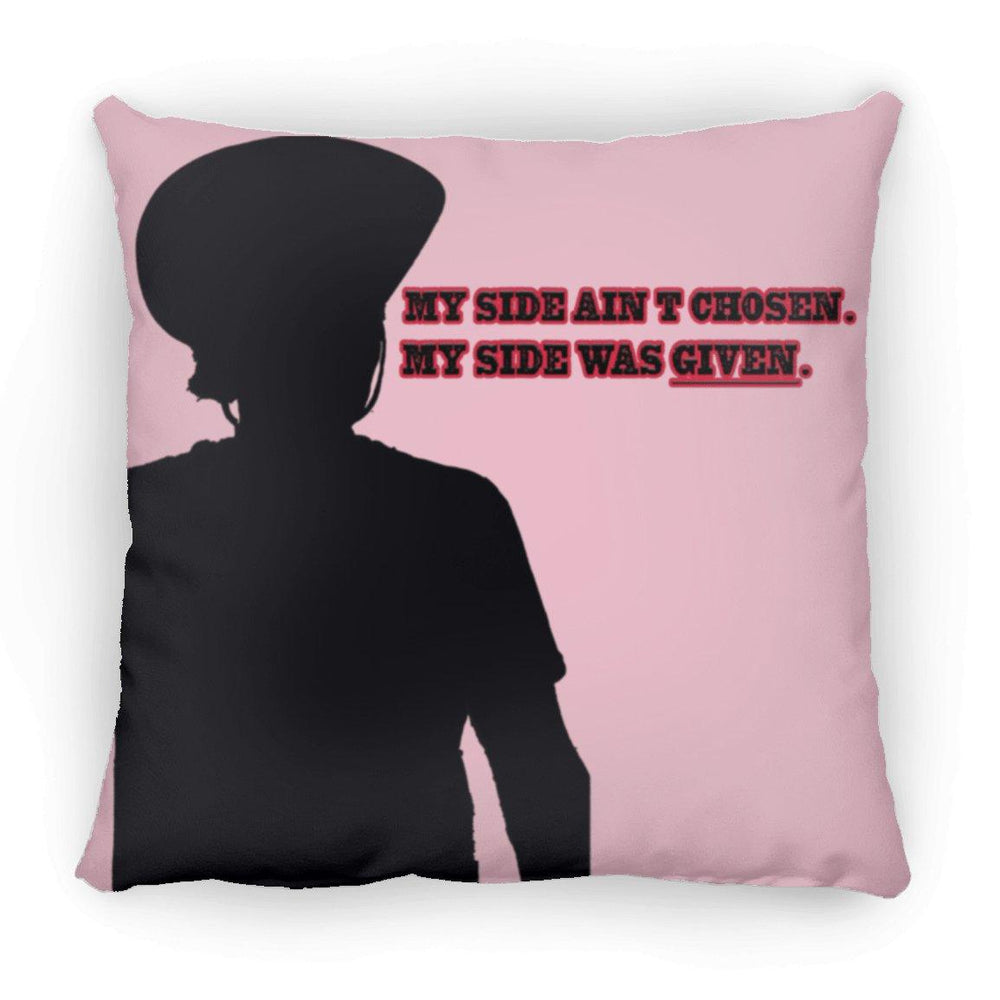 Rob Wiethoff - Side Silhouette Black/ Large Square Pillow AUTOGRAPHED - GtvStore
