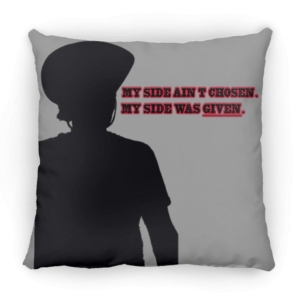 Rob Wiethoff - Side Silhouette Black/ Large Square Pillow AUTOGRAPHED - GtvStore