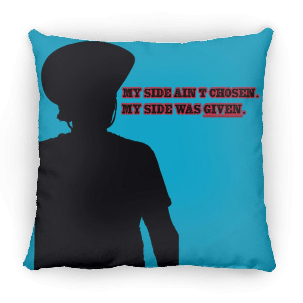 Rob Wiethoff - Side Silhouette Black/ Large Square Pillow AUTOGRAPHED - GtvStore