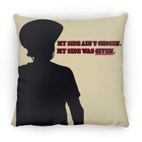 Rob Wiethoff - Side Silhouette Black/ Large Square Pillow AUTOGRAPHED - GtvStore