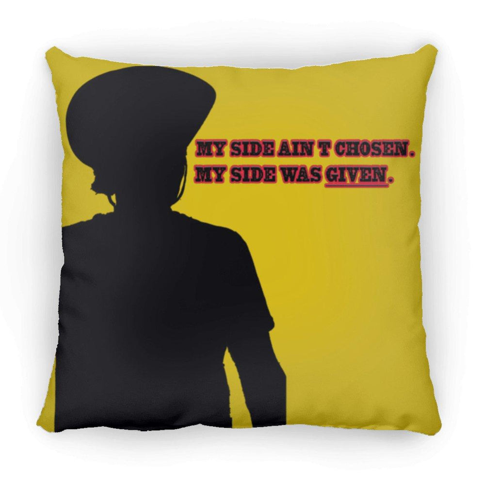 Rob Wiethoff - Side Silhouette Black/ Large Square Pillow AUTOGRAPHED - GtvStore