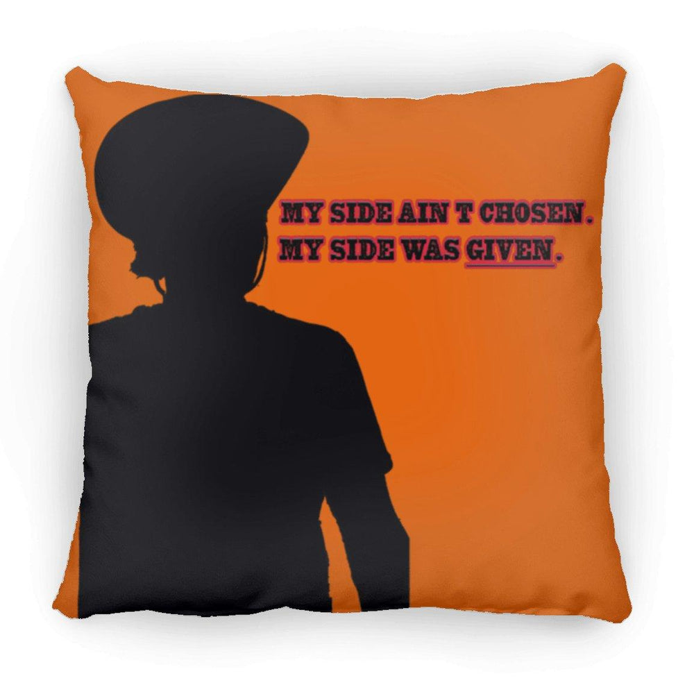 Rob Wiethoff - Side Silhouette Black/ Large Square Pillow AUTOGRAPHED - GtvStore