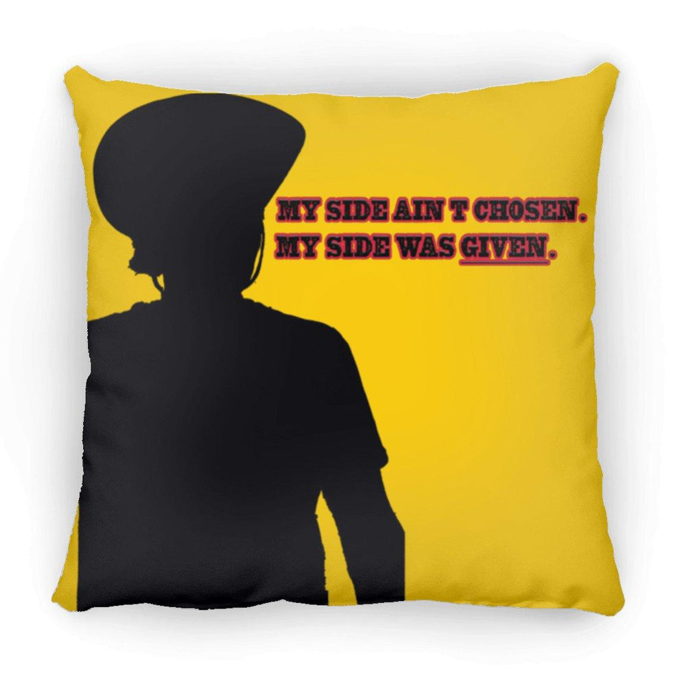 Rob Wiethoff - Side Silhouette Black/ Large Square Pillow AUTOGRAPHED - GtvStore