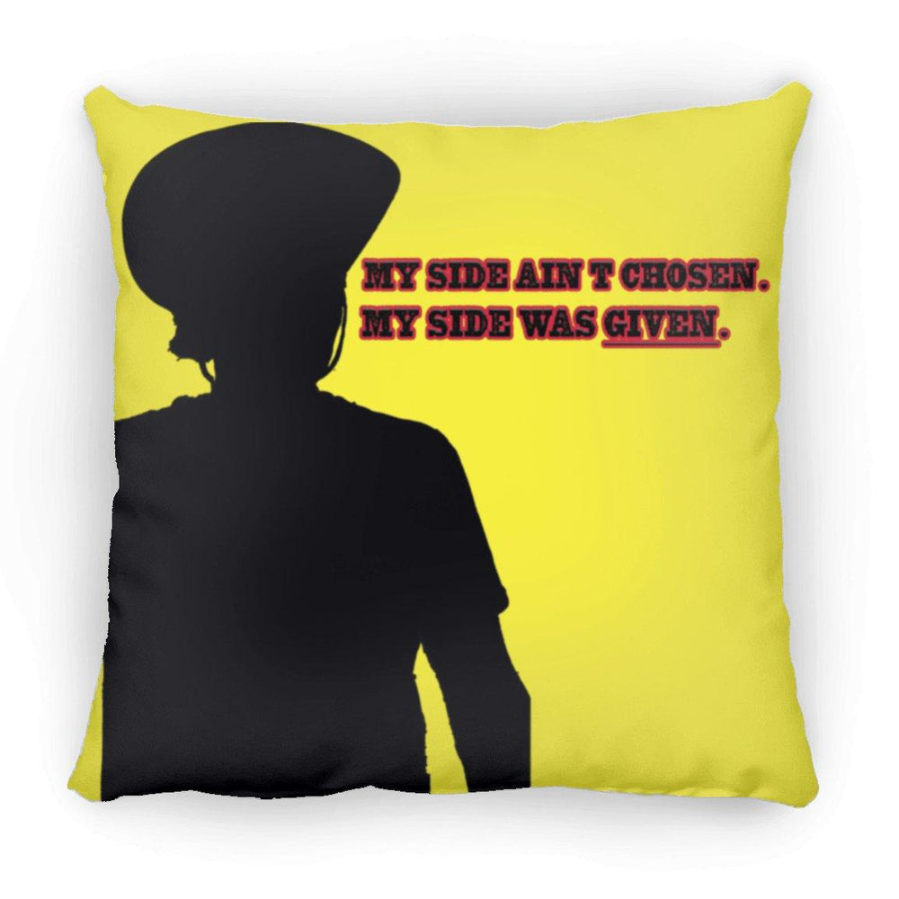 Rob Wiethoff - Side Silhouette Black/ Large Square Pillow AUTOGRAPHED - GtvStore