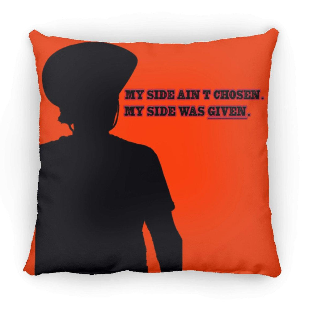 Rob Wiethoff - Side Silhouette Black/ Large Square Pillow AUTOGRAPHED - GtvStore